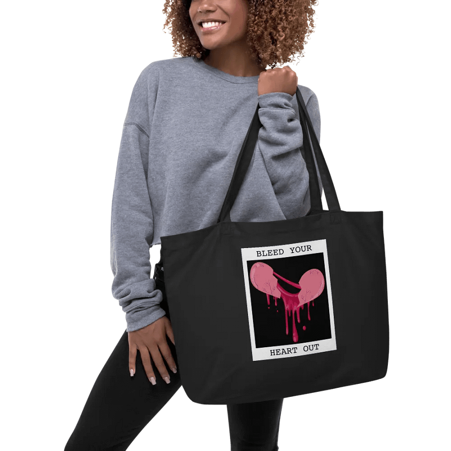 Bleed Your Heart Out Tote Bag (Digital) product image (6)