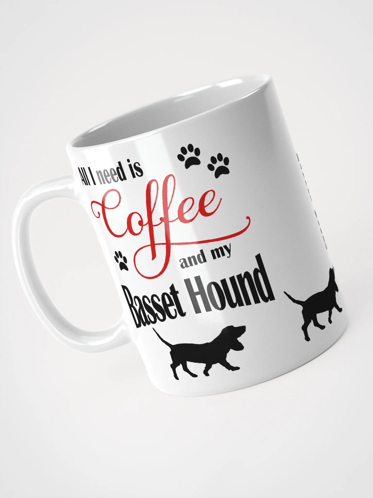 Coffee and my Basset Hound Mug product image (3)