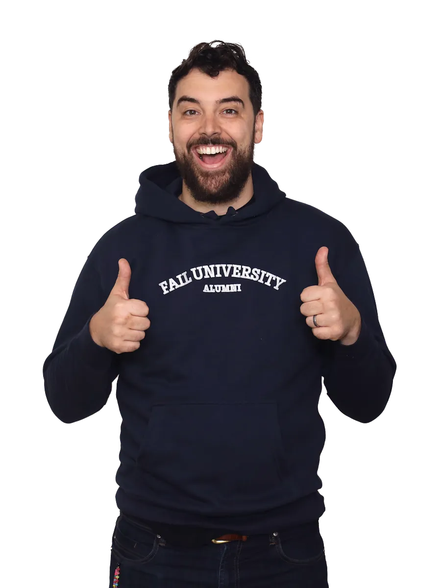 Fail University Hoodie (Embroidered) product image (1)