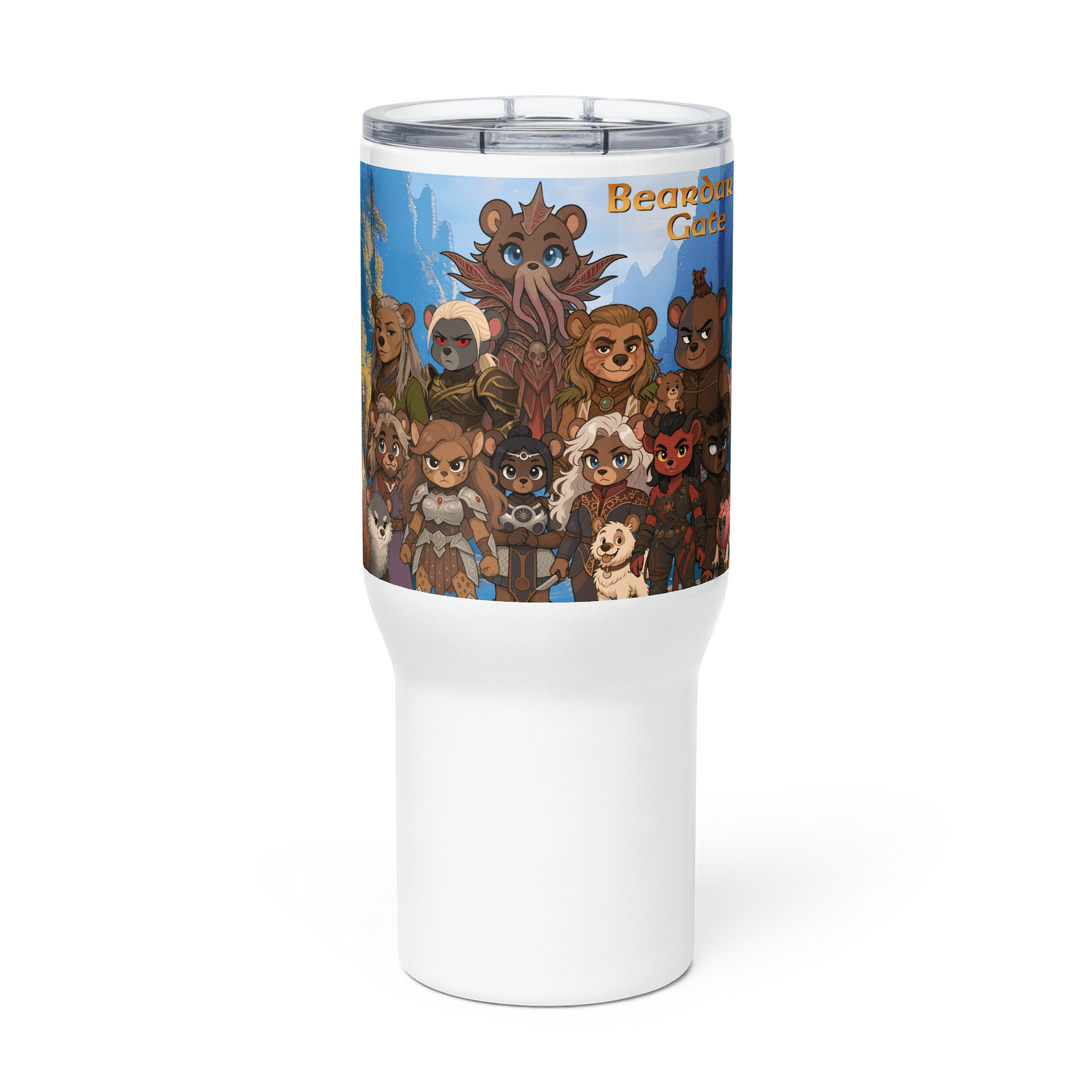Beardur's Gate Travel Mug product image (3)