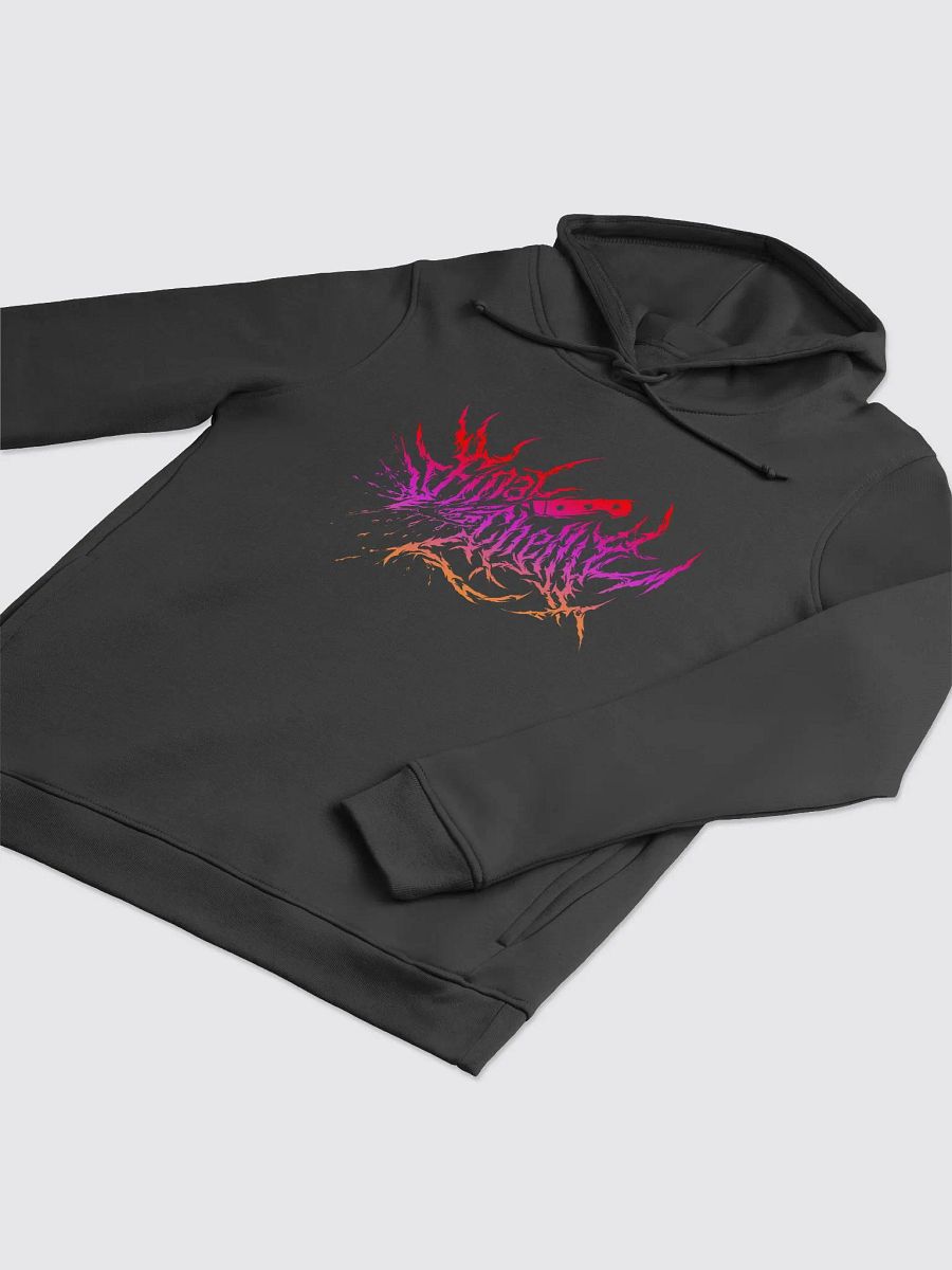 Keep It Metal Pink Blend Logo Womens Organic Printed Hoodie product image (3)