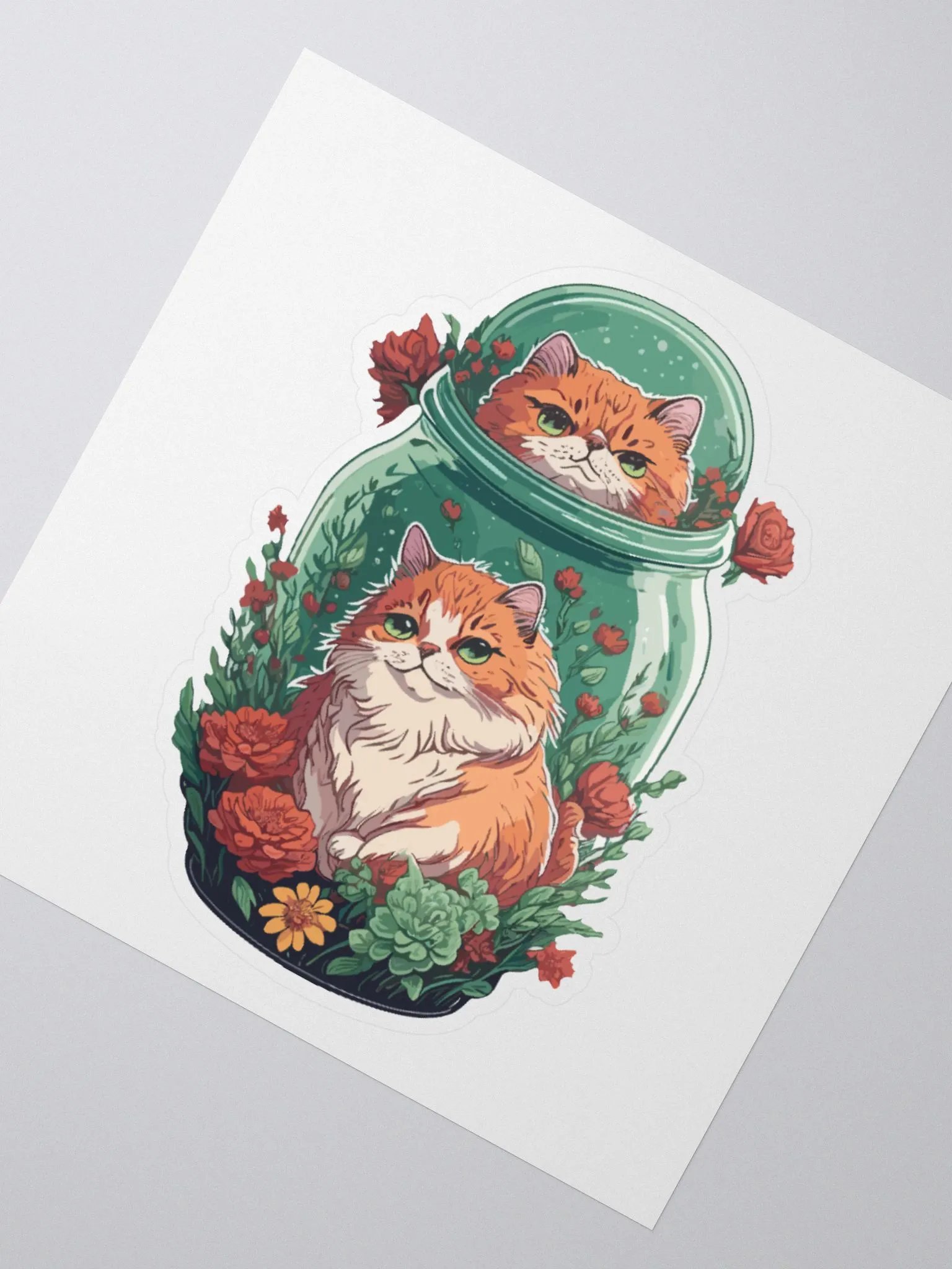 Chonk Cats in a Jar Sticker product image (2)