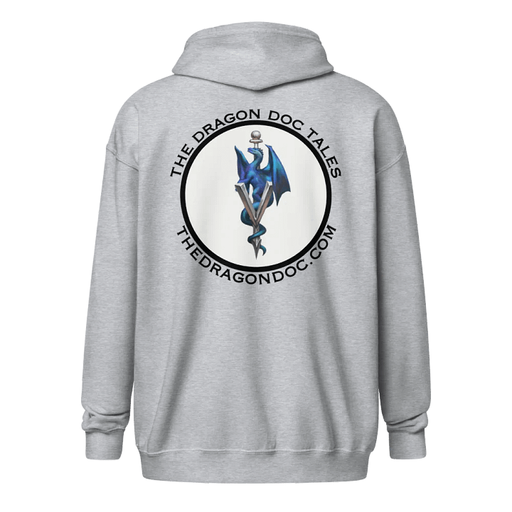 Dragon Doc Heavyweight Full-Zip Hoodie - Sport Grey product image (2)