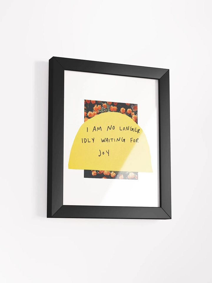 Joy Framed Art Print product image (2)