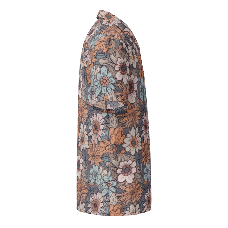 Retro Floral Pattern-Seamless Vintage Design Hawaiian Shirt product image (4)