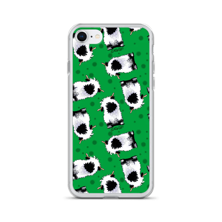 Valais Blacknose Sheep Clear iPhone Case product image (1)