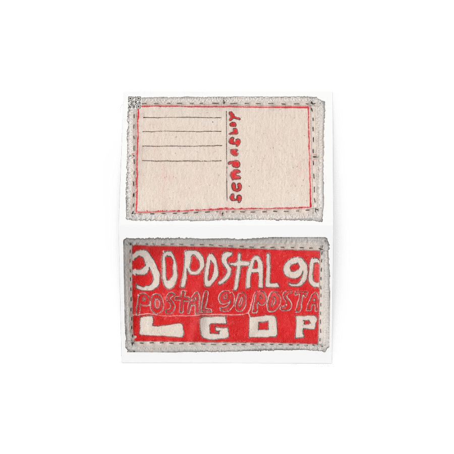 Go Postal Red 2 greeting card product image (2)