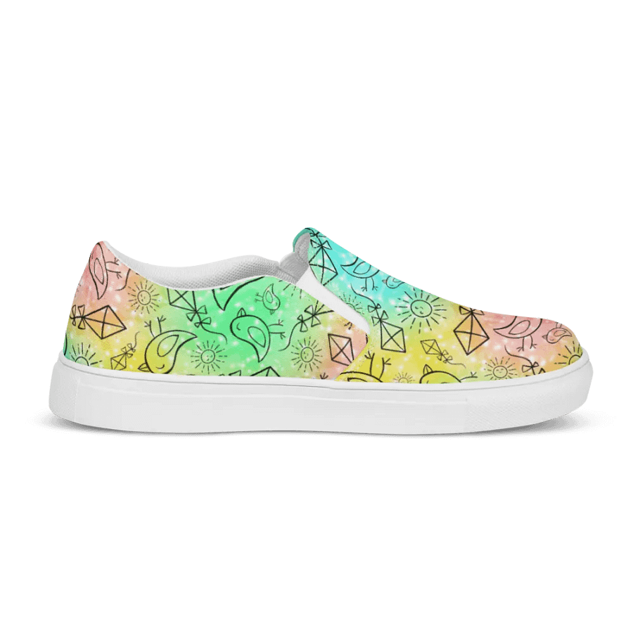 Summer Vibes - Pastel Geometry Slip-Ons 4men product image (11)