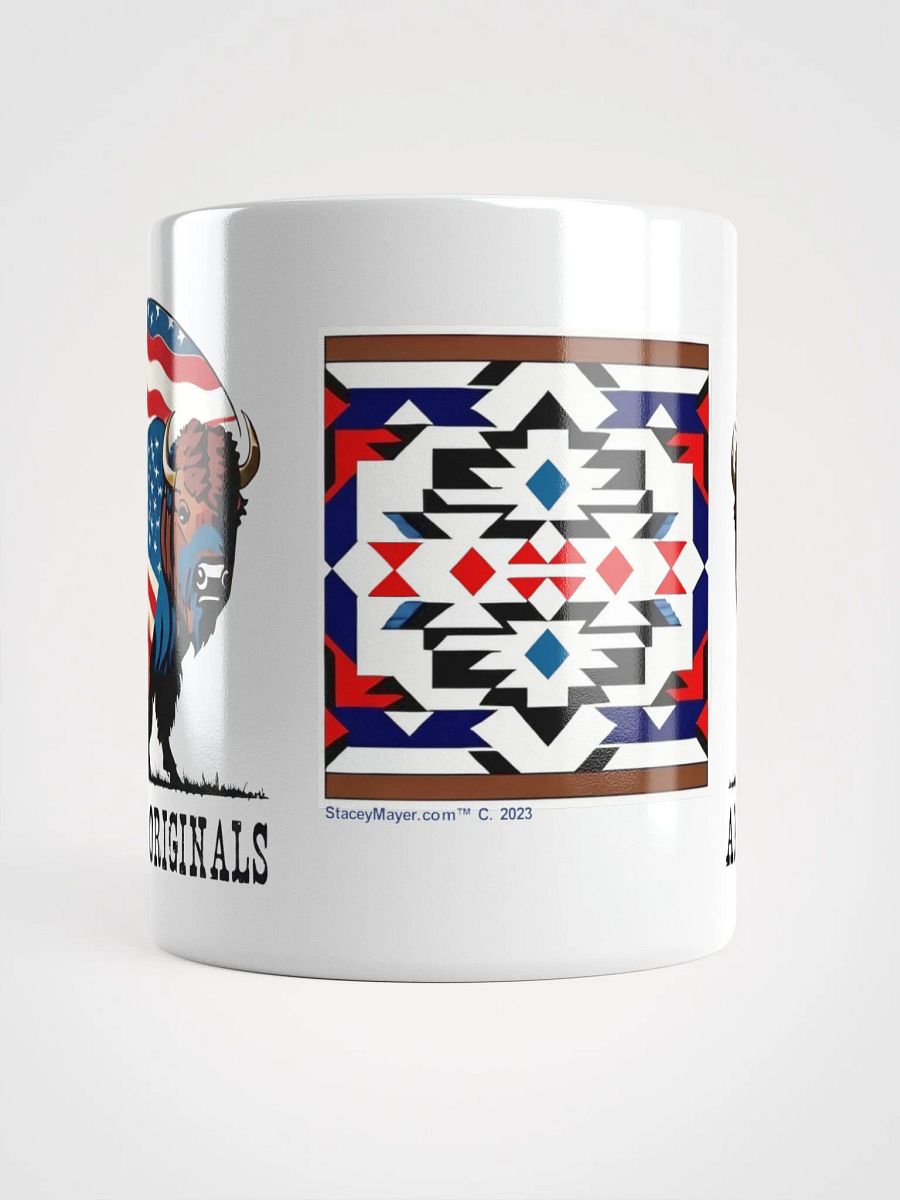 American Originals Bison Glossy White Mug product image (9)
