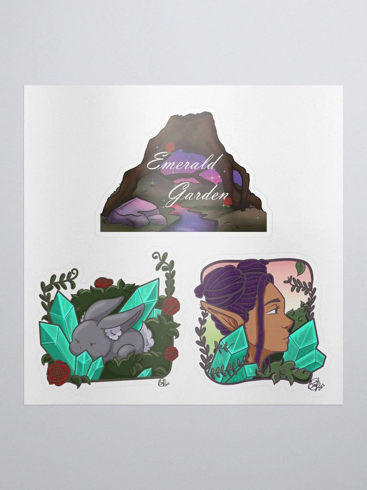 Emerald Garden stickers product image (1)