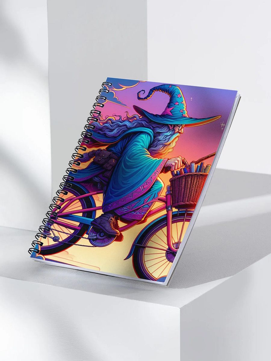 Colorful On The Go Wizard Spiral Notebook Journal product image (3)