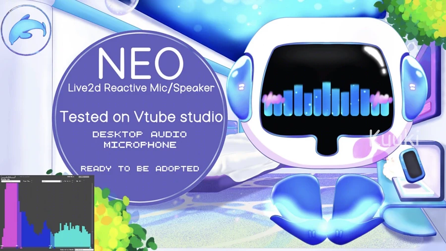 [Live2d Reactive Mic/Speaker] Neo 🍃 product image (4)