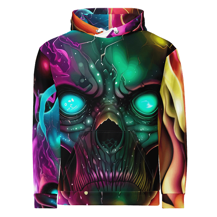 Neon Skull Dreams Hoodie product image (2)