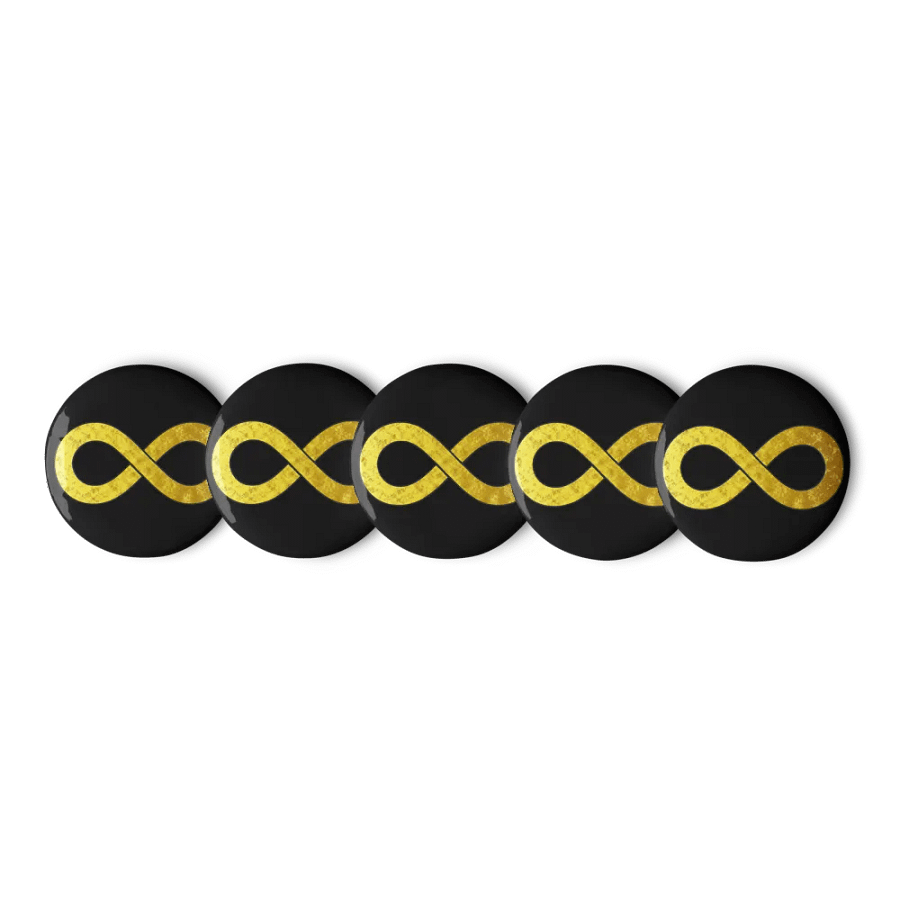 Golden Infinity Pin Set product image (1)