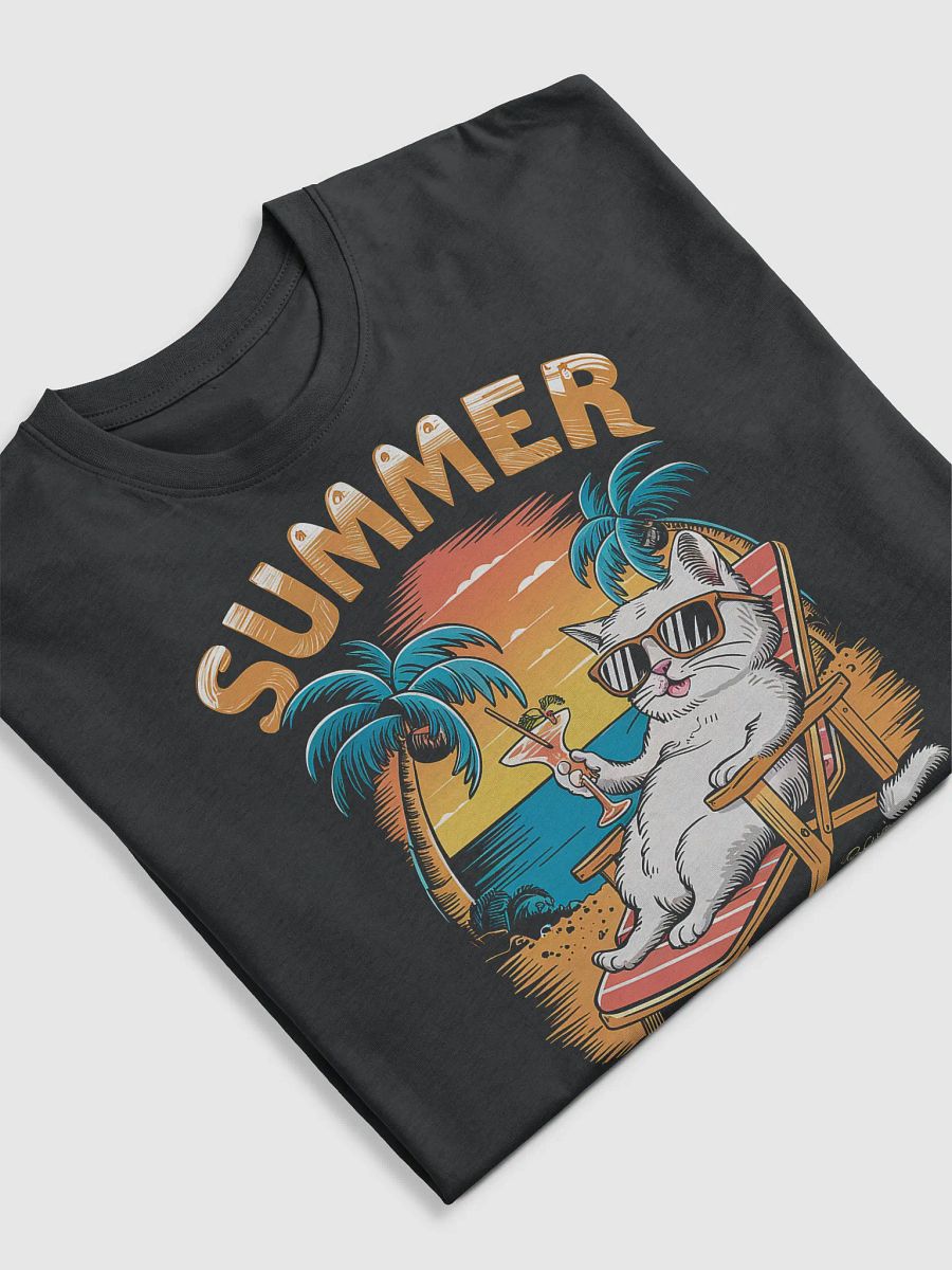 Summer Vibes Black T-Shirt product image (5)