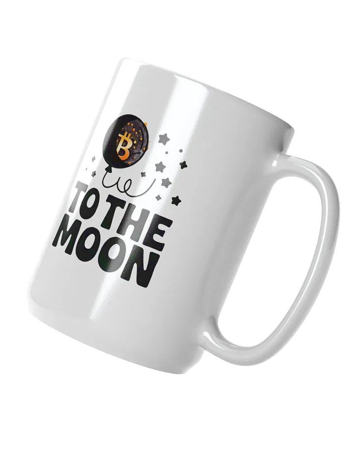 Bitcoin To The Moon Mug, Crypto Gift for Traders, Coffee Crypto Cup product image (2)