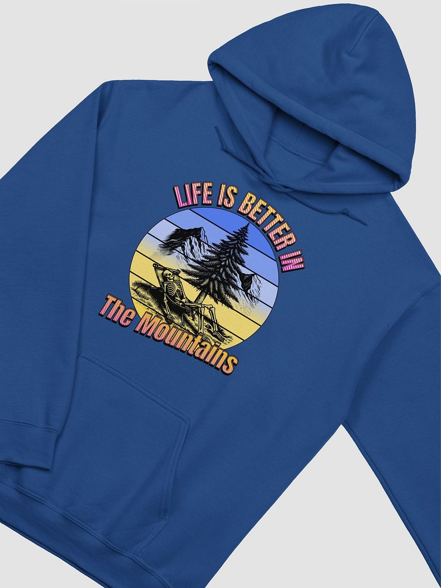 Life Is Better In The Mountains Skeleton Retreat Hoodie product image (2)