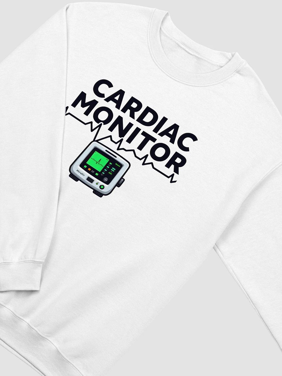 Heartbeat ECG Cardiac Monitor Sweatshirt product image (9)