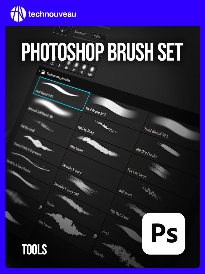 Technouveau - Photoshop Brushes product image (1)