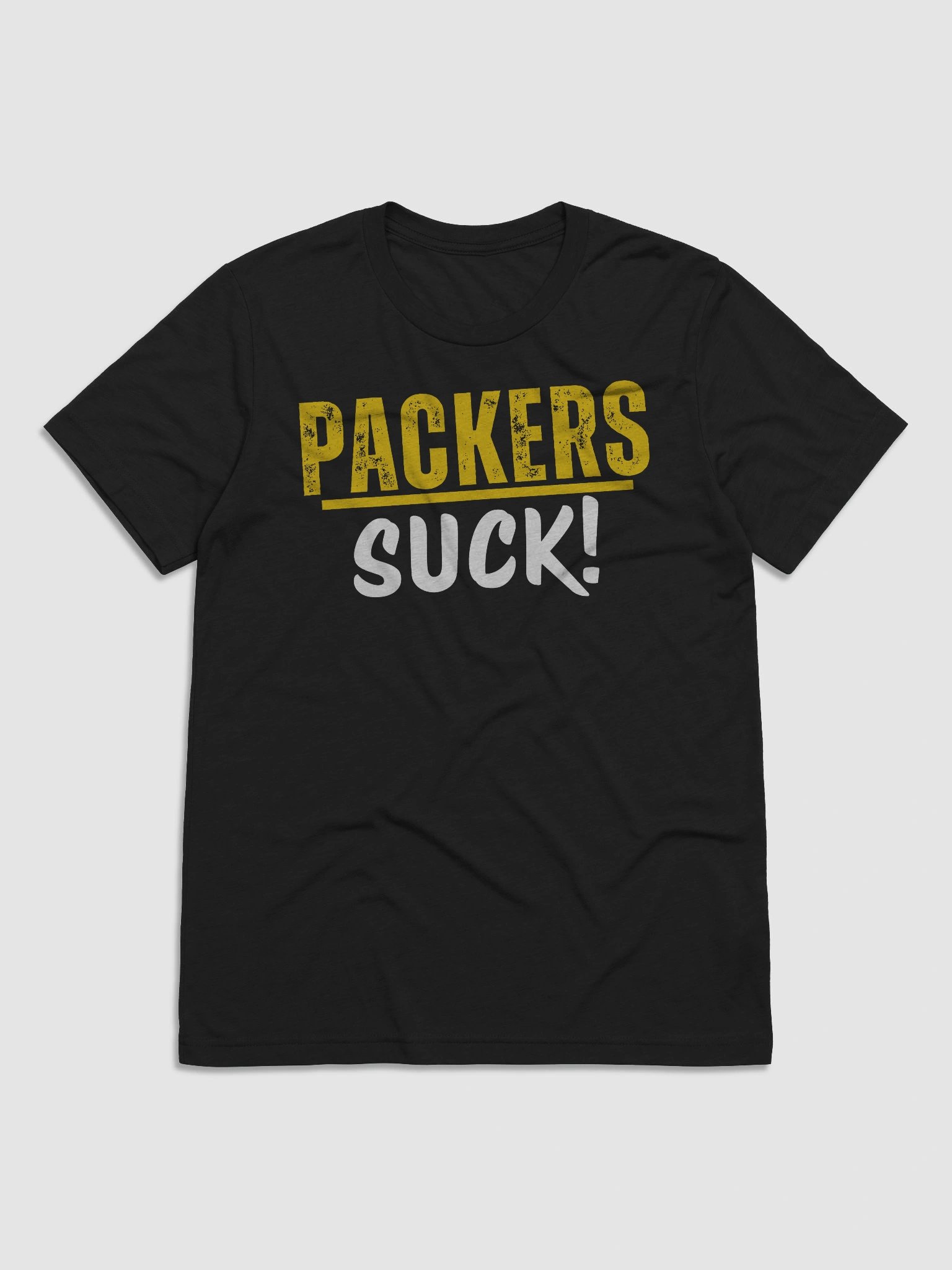 Packers Suck Tee - Yellow product image (1)