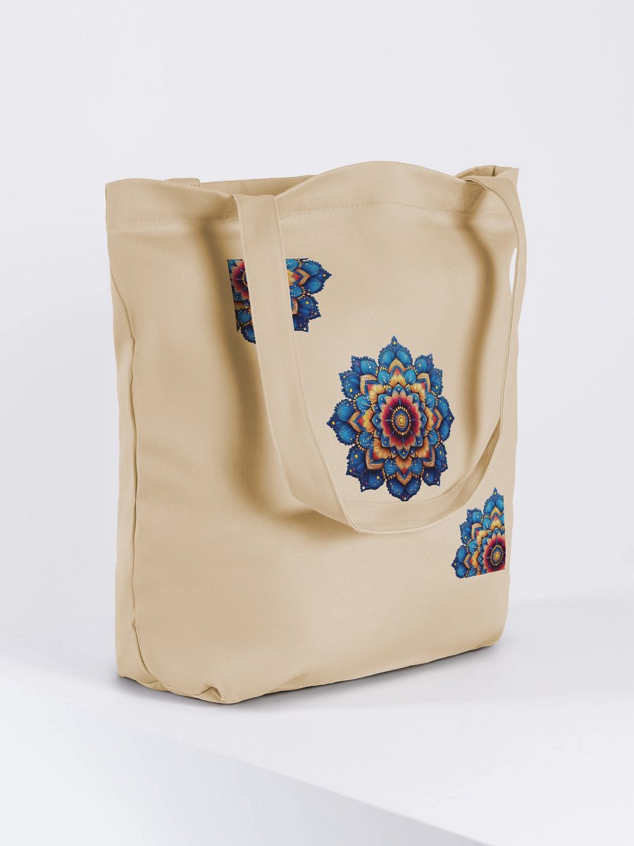 Mandala art design eco friendly tote bag product image (4)