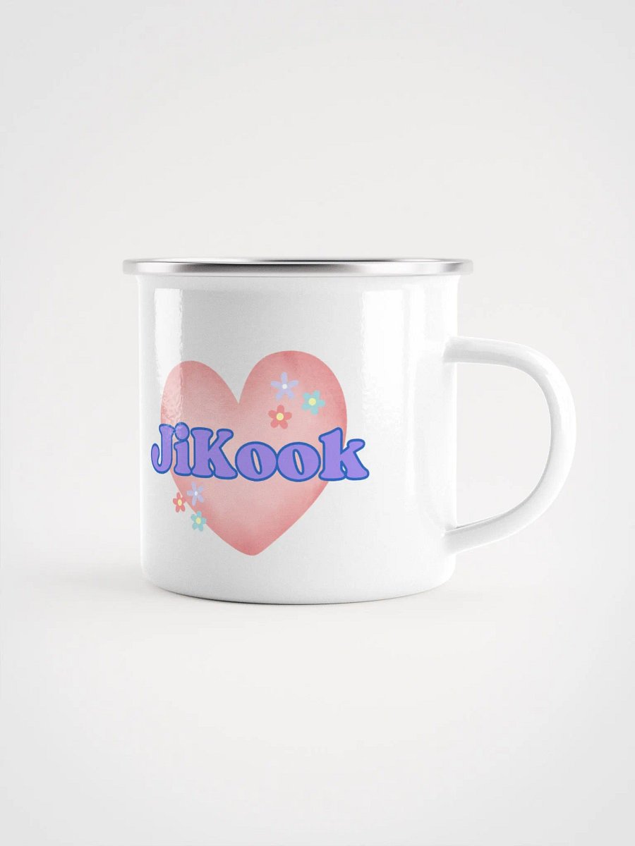 My heart belongs to JiKook Enamel Mug product image (1)