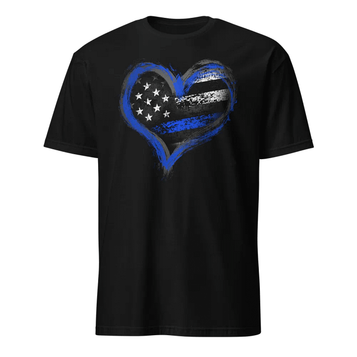 Thin Blue Line Heart product image (1)