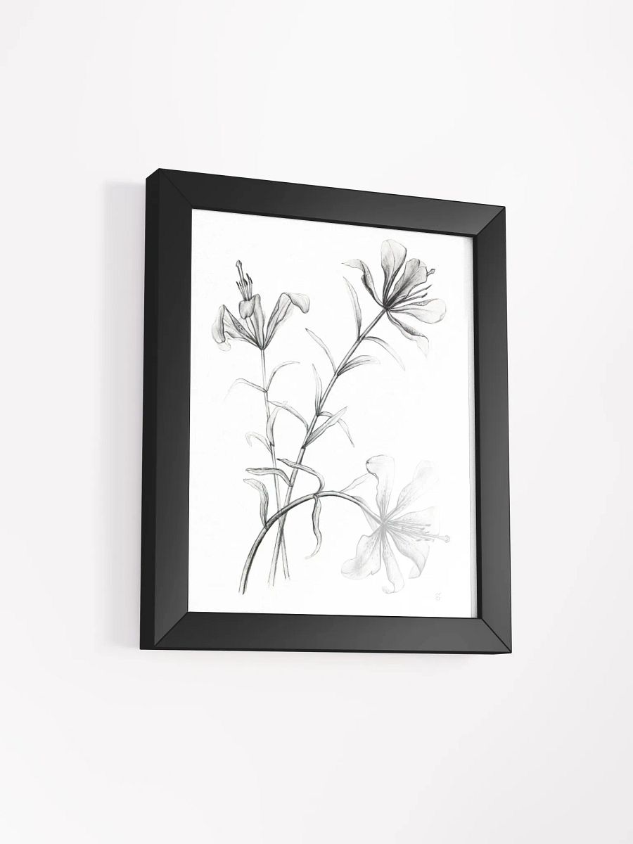Ethereal Blossoms Framed Poster - Wild Elegant Flowers product image (6)