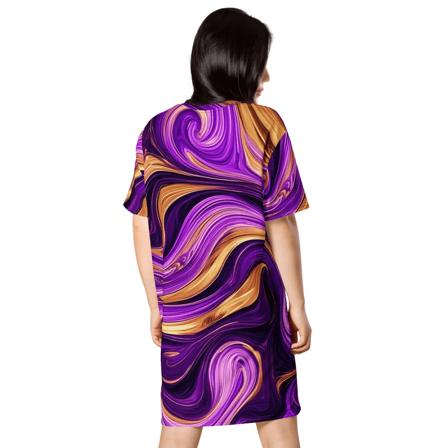 Dreamy Swirl T Shirt Dress product image (4)