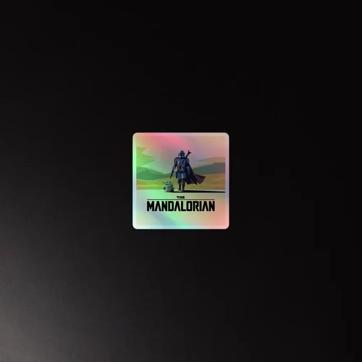 The Mandalorian Holographic Sticker product image (4)