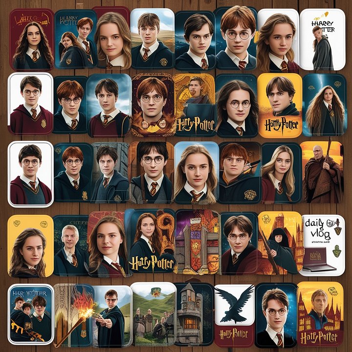 Harry Potter Actor Sticker Set product image (2)