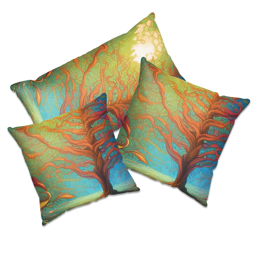 Forest abstract coussin/pillow product image (1)