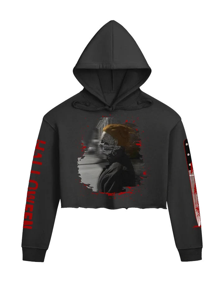 Thug Michael Myers Fleece Crop Hoodie product image (1)