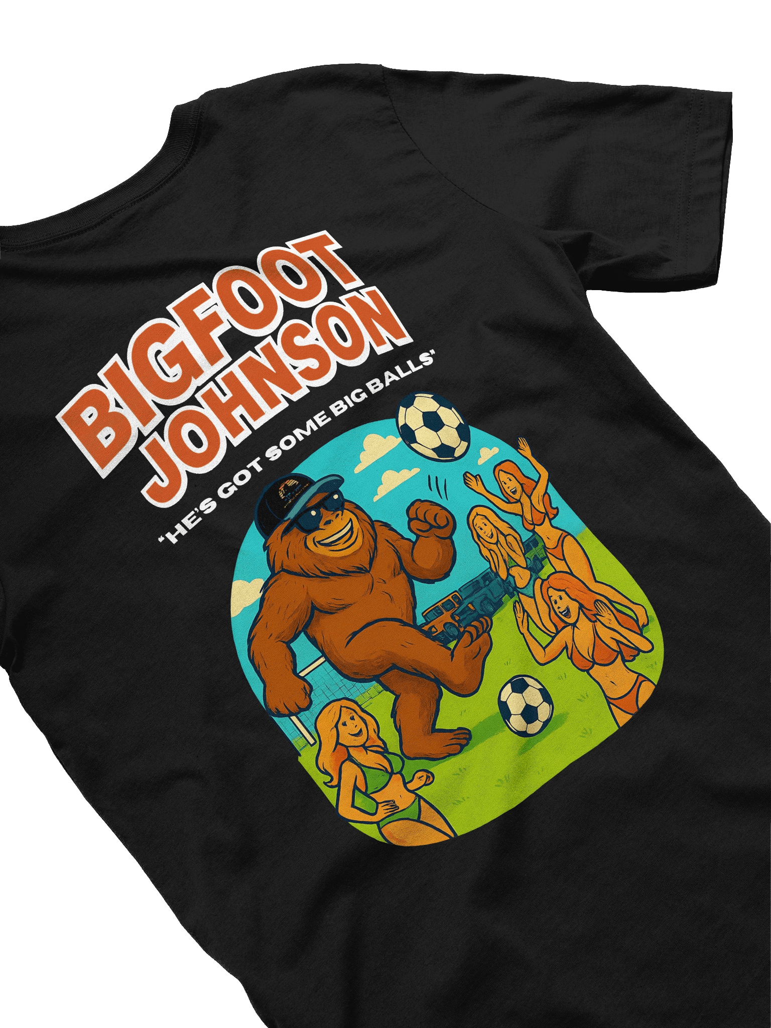 Bigfoot Johnson Big Balls Tee (Black) product image (4)