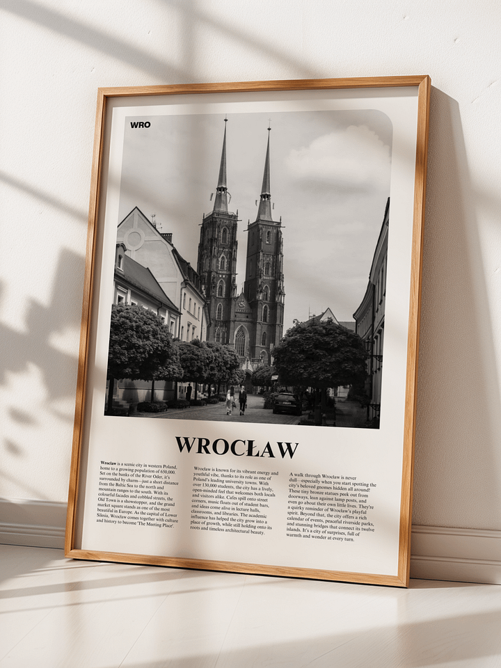 Wroclaw 03 Newspaper Poster product image (4)