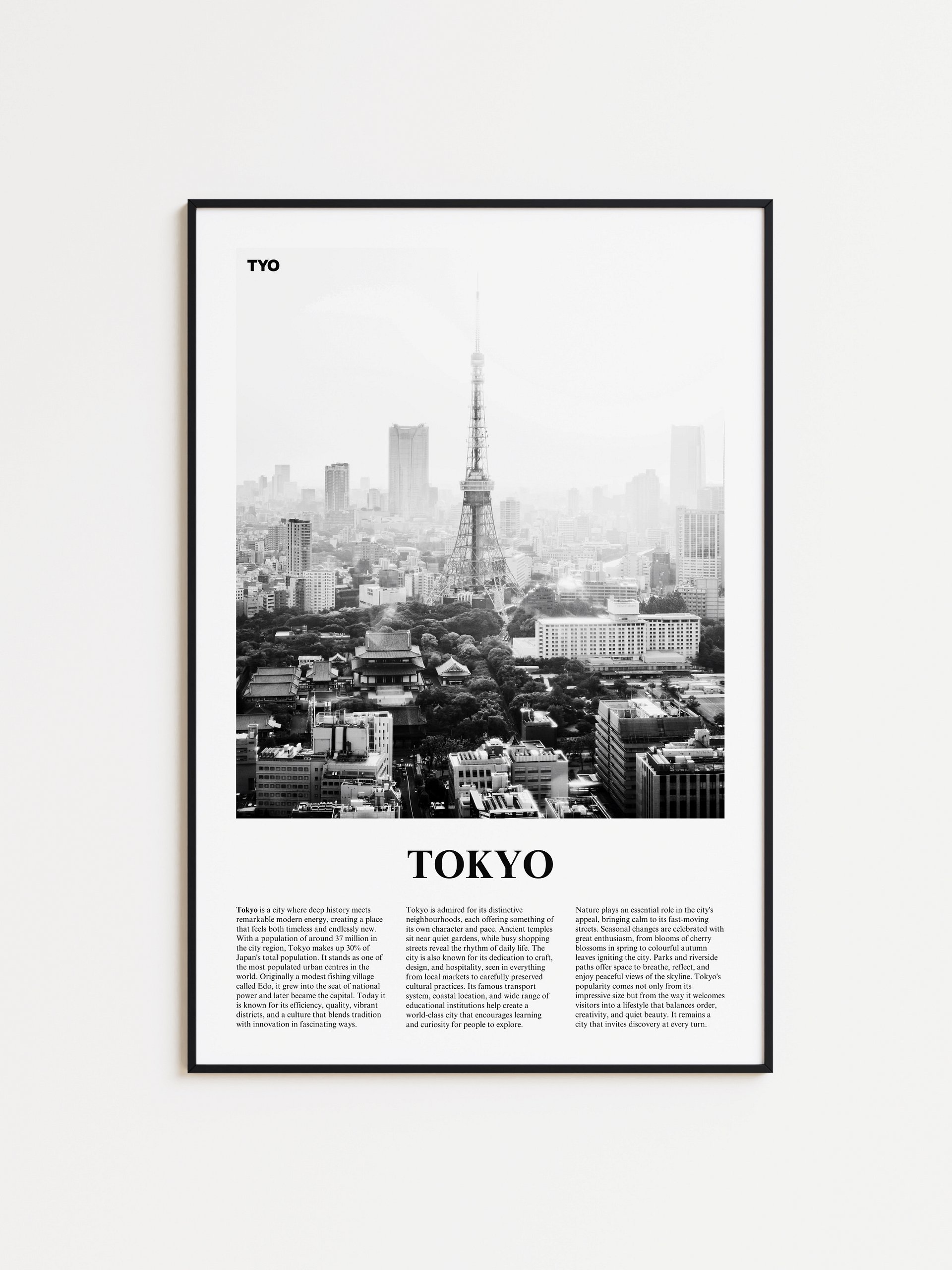 Tokyo 01 Newspaper Poster product image (1)