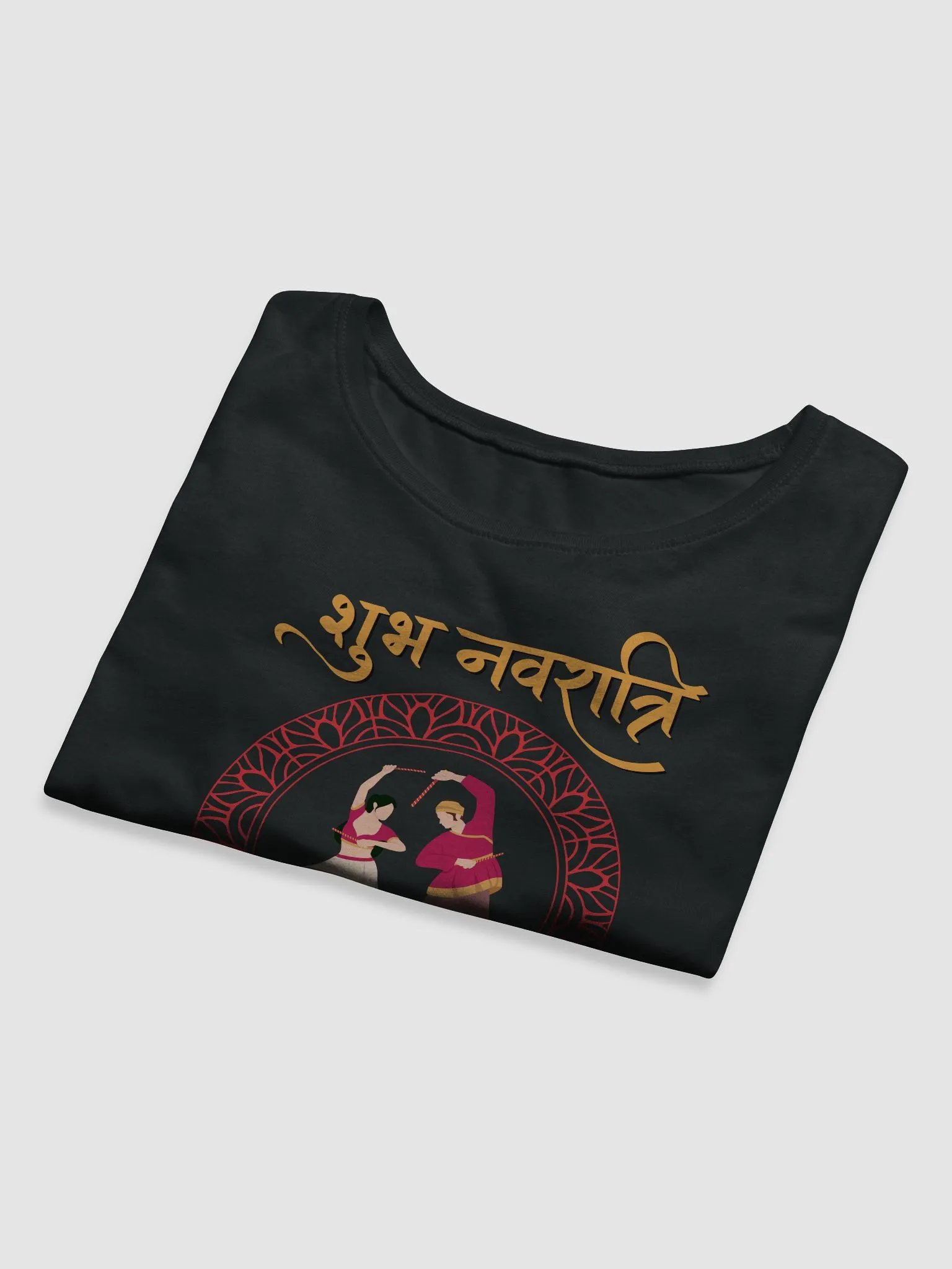 Navratri Women's Crop Tee - Enjoy the festival and Gift for your loved ones product image (9)