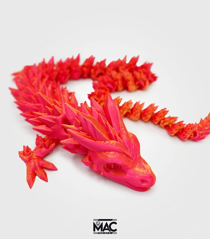 Magenta & Gold Articulating Dragon Version Two product image (1)
