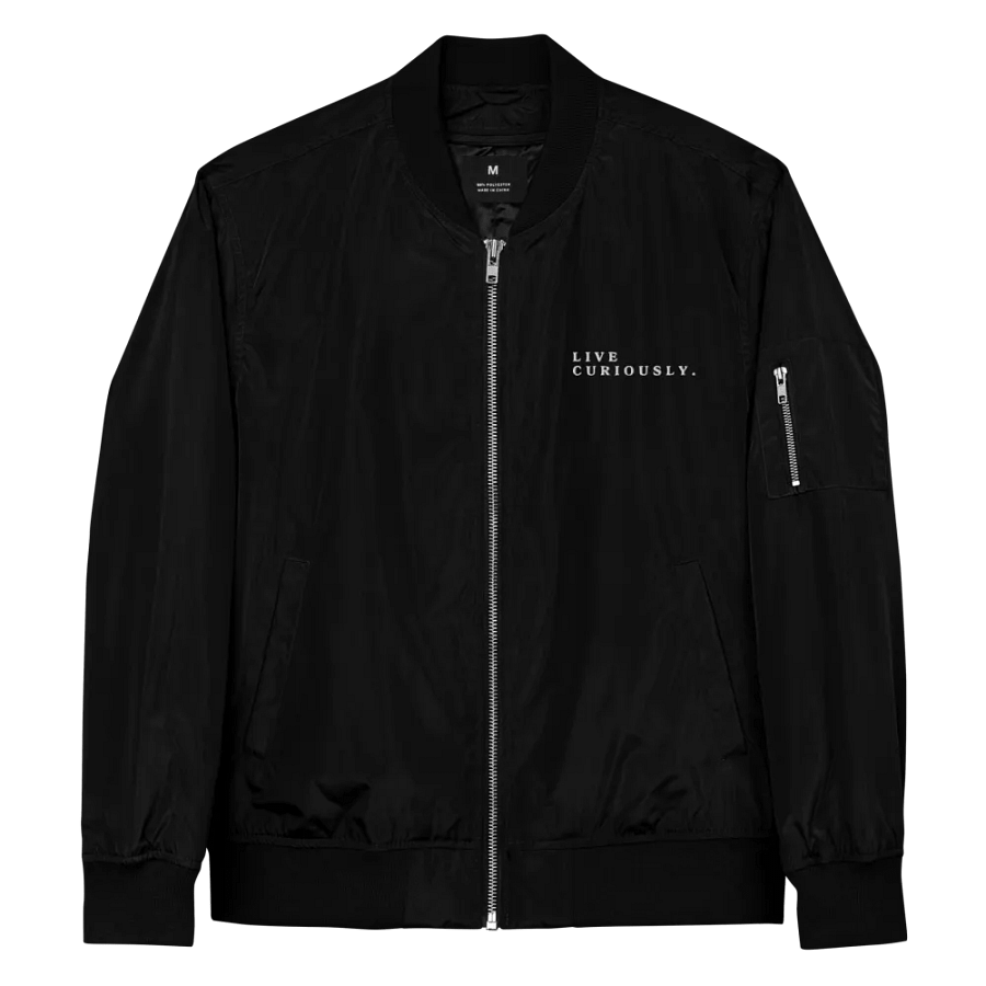 Live Curiously Embroidered Bomber Jacket product image (4)