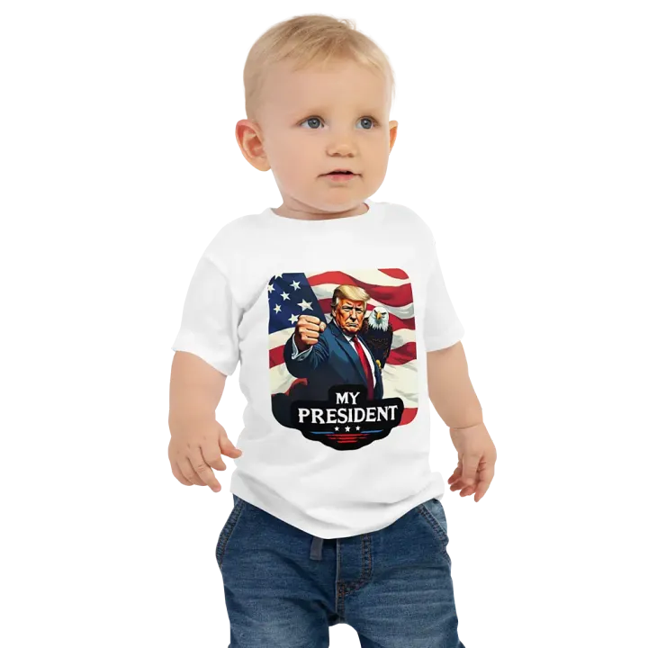 Baby T-Shirt: Trump, My President, with Eagle product image (6)