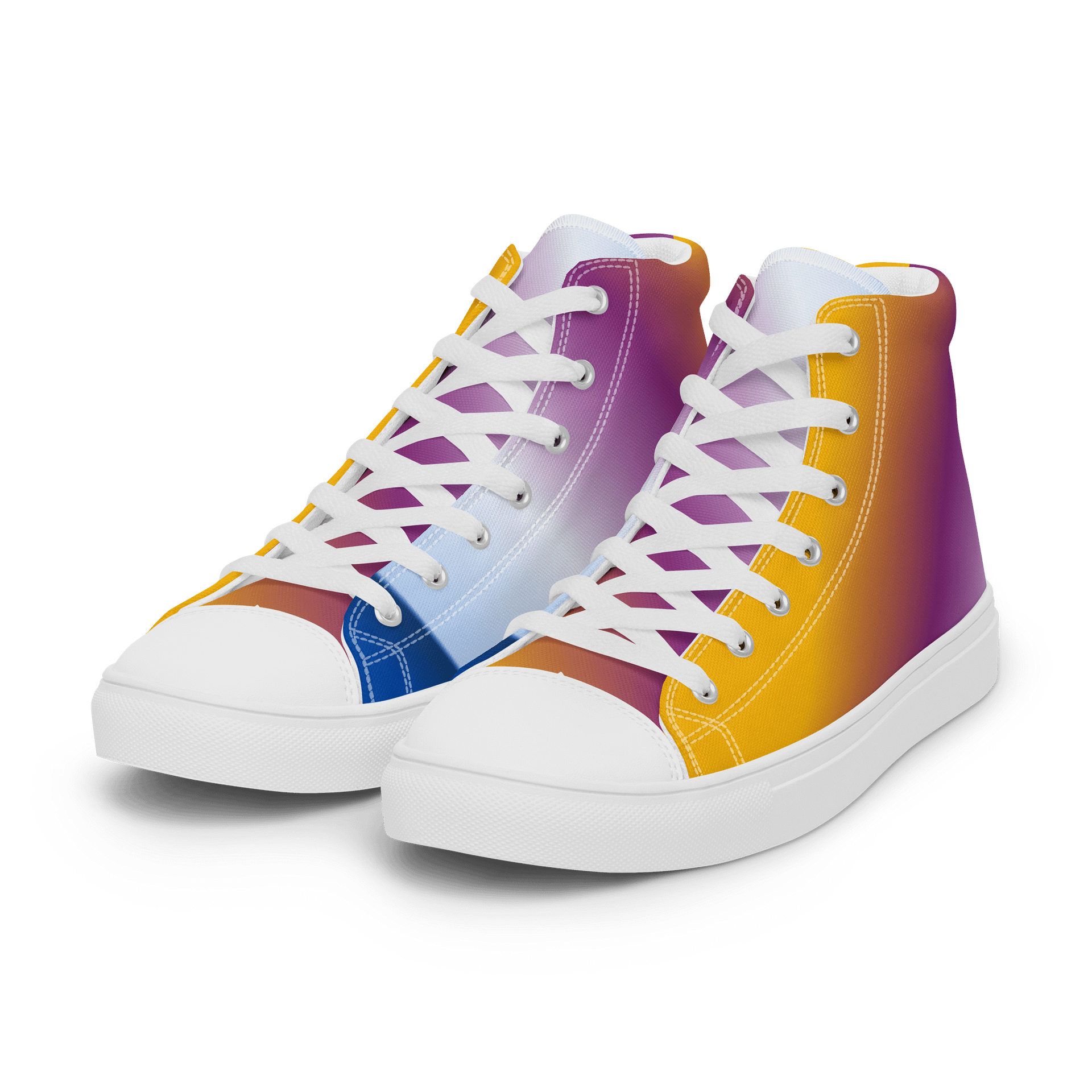 Gradient Vibes Men's High Tops product image (16)