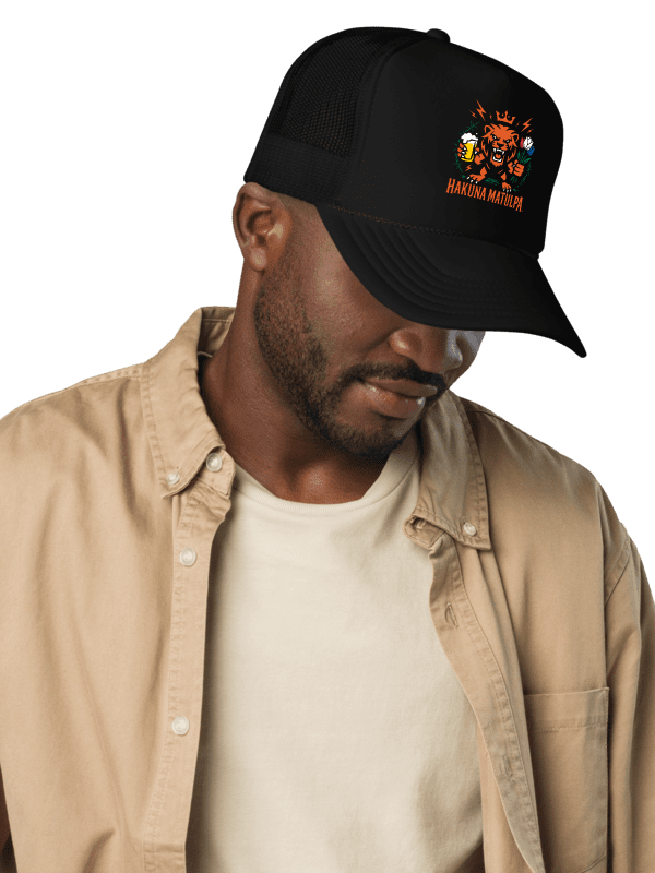 Hakuna Matulpa Foam Trucker Hat product image (5)