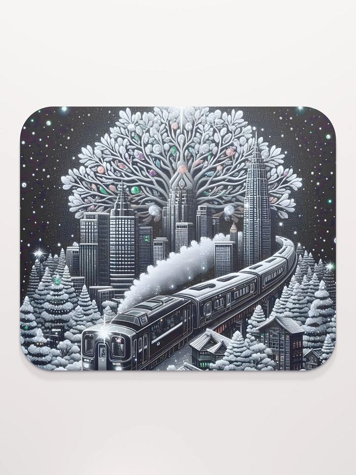 Enchanted Winter City Mouse Pad product image (2)