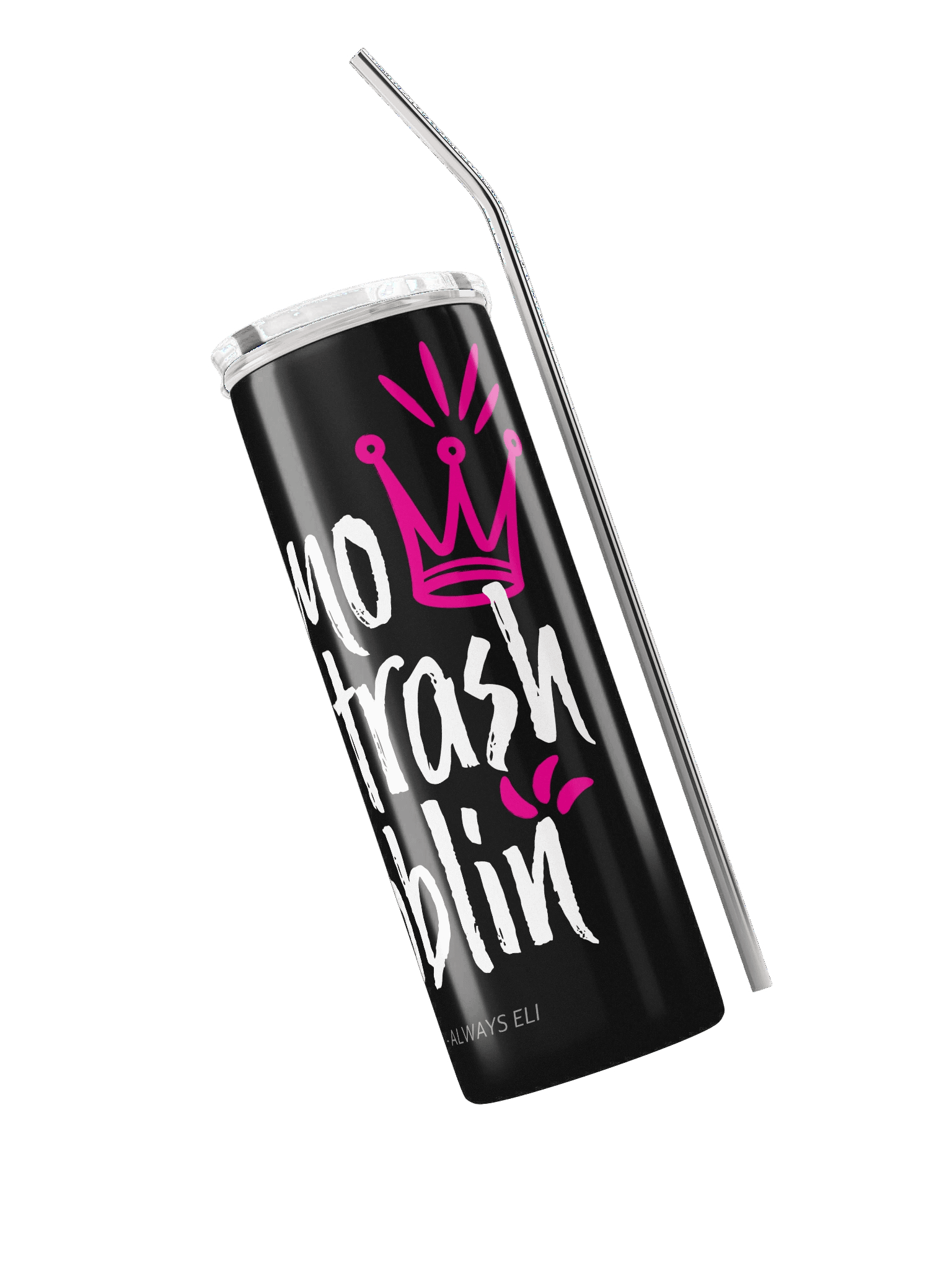 Emo Trash Goblin Stainless Steel Tumbler (Black) product image (3)