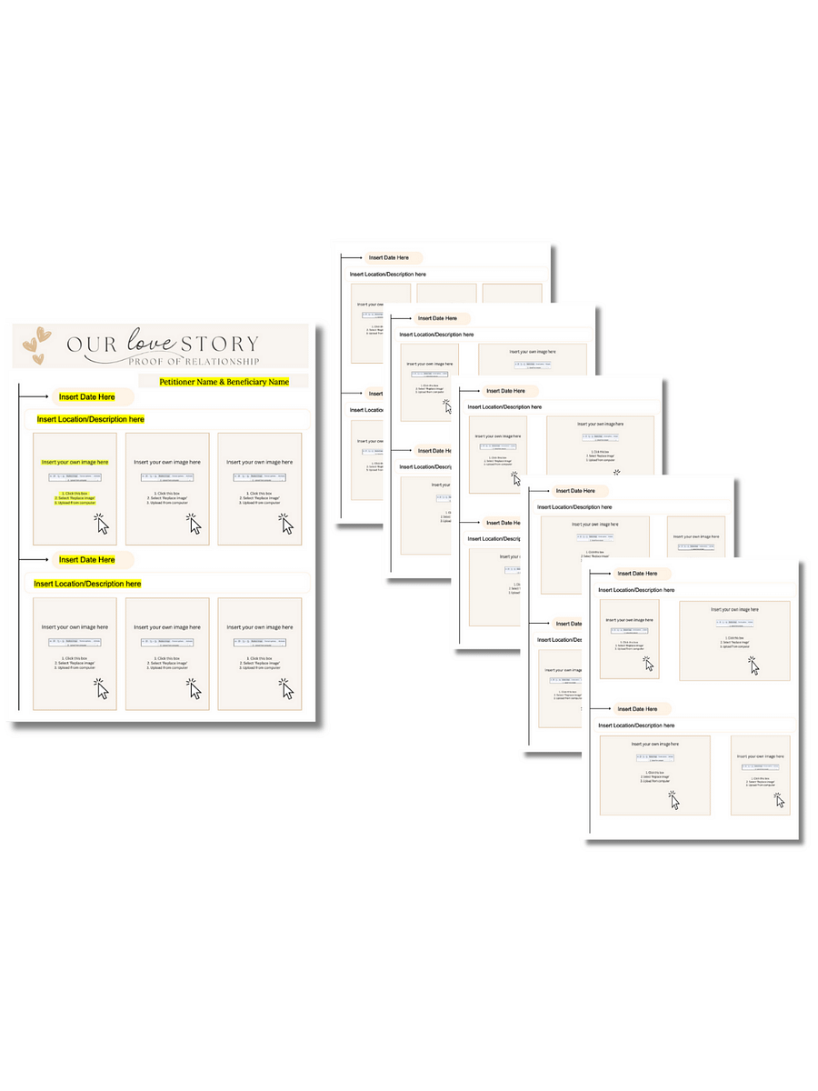 Proof of Relationship Template product image (3)