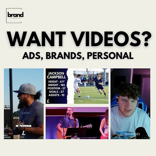 Want Videos? Ads, Business, Personal, etc.
DM / Email Me Today!
drew@brandcreativedesign.com

#easttennessee #videography #ph...