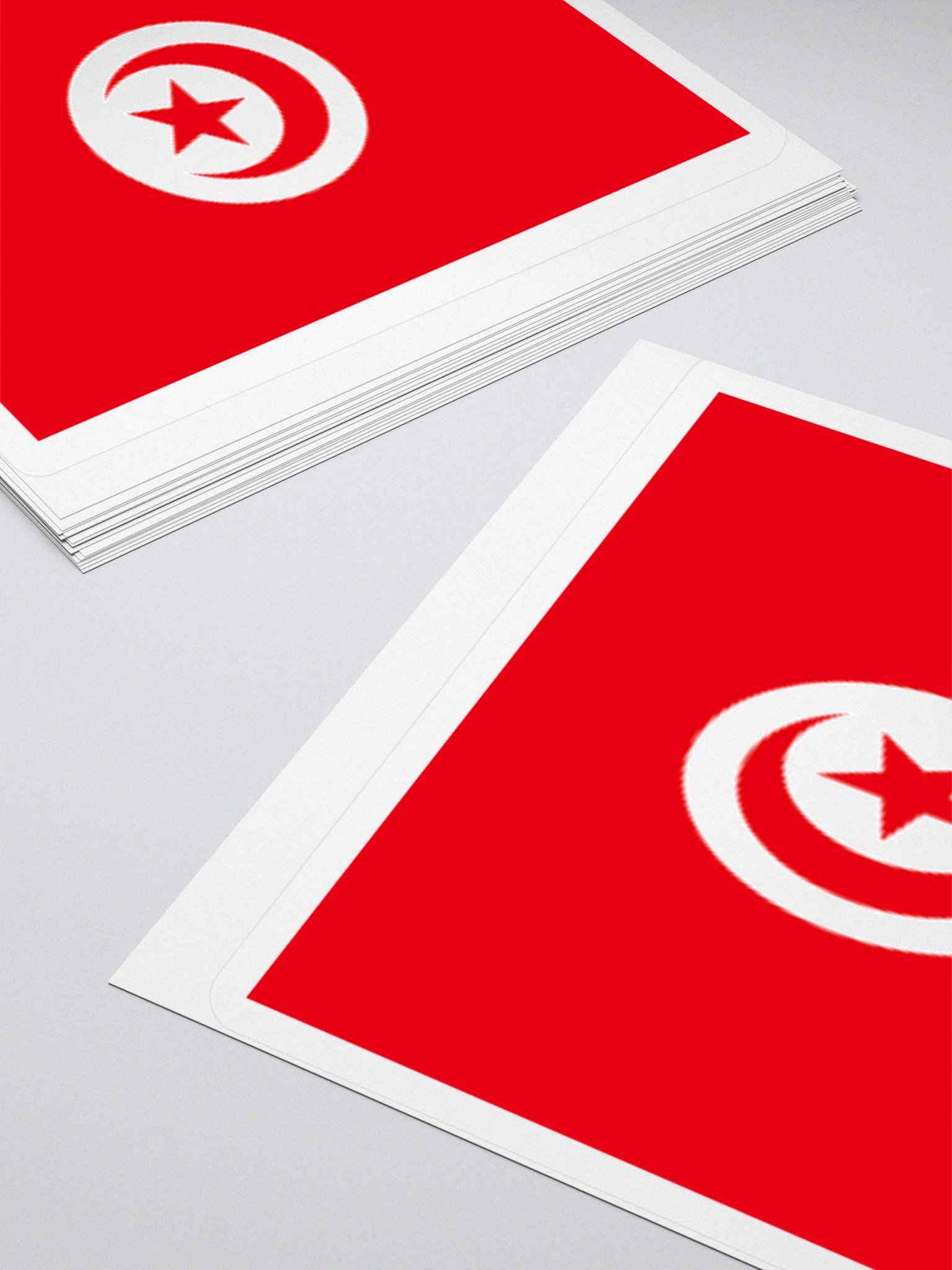 Tunisia Flag Sticker | Crescent Star Design | Durable Vinyl | 3 Sizes product image (10)