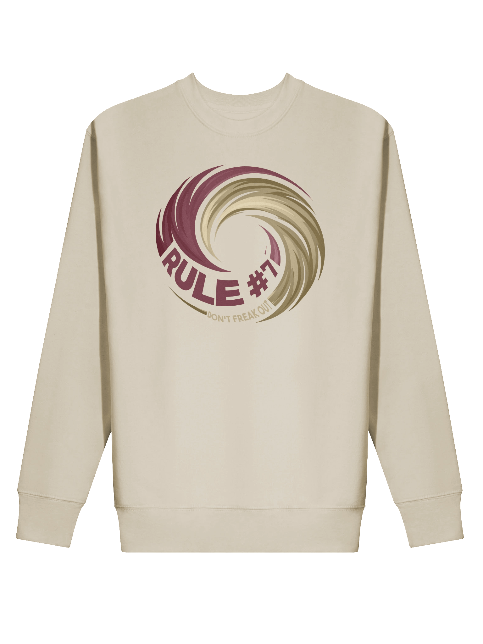Rule #7 Cotton Sweatshirt Garnet and Gold product image (8)