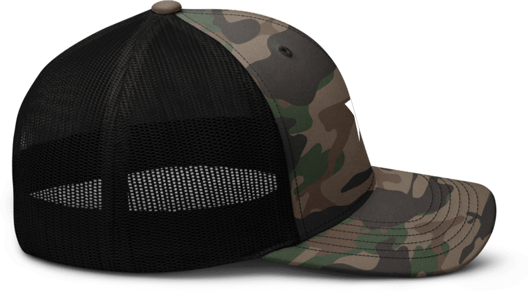 Military Green Camouflage Pixels Camo Pattern Trucker Hat product image (19)