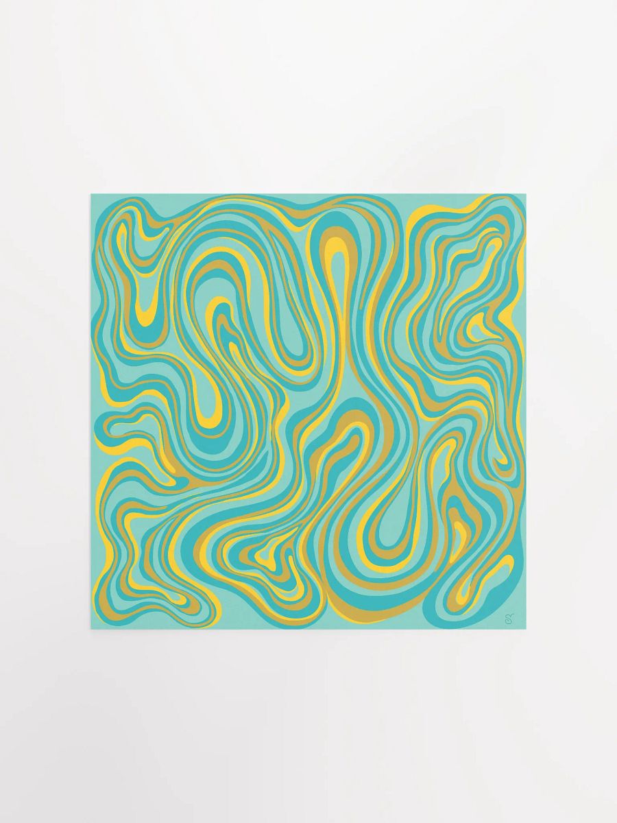 Fluid Harmony Enhanced Matte Poster - Stone No. 1 product image (1)